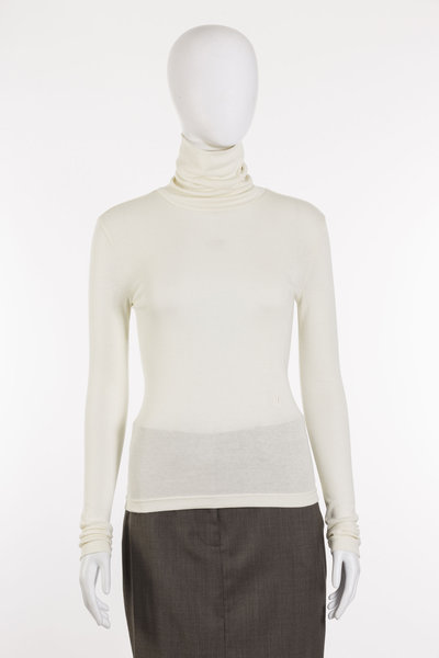 Pullover O01HW518 LS Turtleneck.Soft R ivory, Helmut Lang