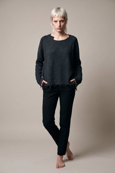 Pullover 226 153 07 02 petrol, RUNDHOLZ