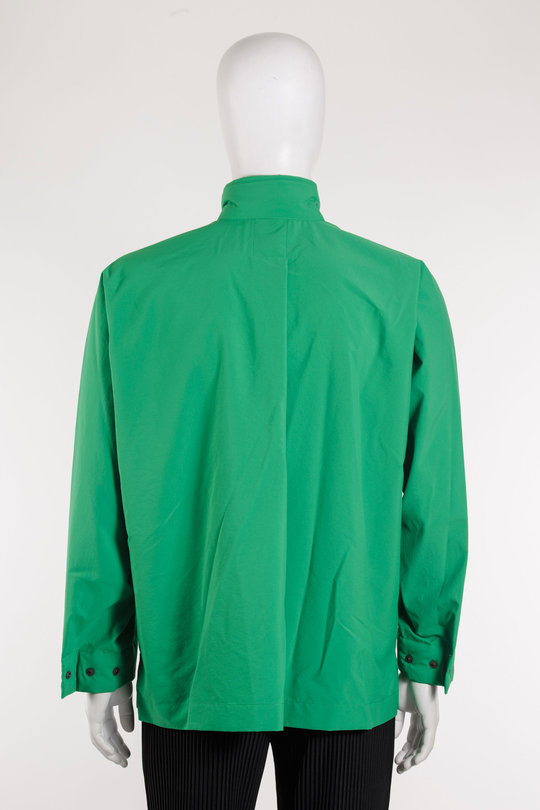 Hemd Hp58-FJ360 green, Homme Plissé Issey Miyake