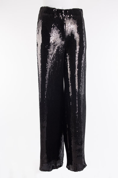 Hose Sequin Flared 15G1050204 black, Uli Schneider