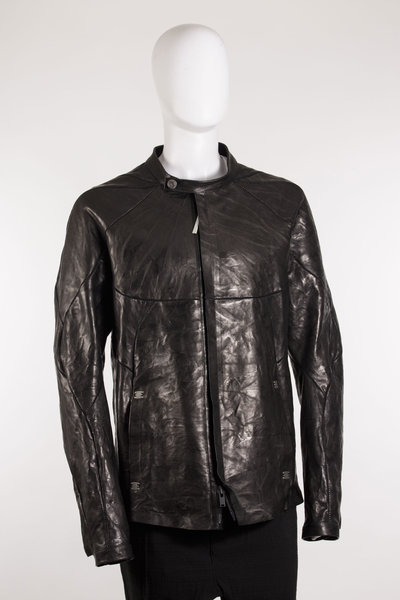 Lederjacke Musculaire Crasse Pouille black, Isaac Sellam