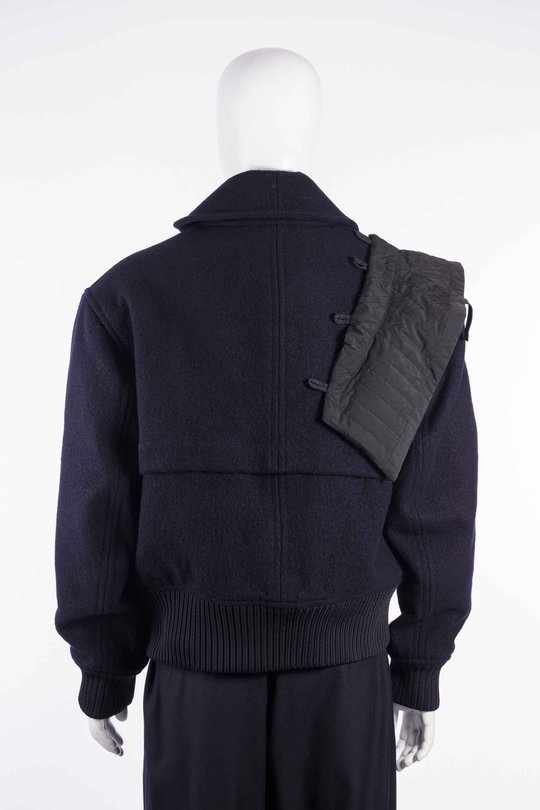 Jacke CGAW26WOJKT125 Washed Wool Flight Jacket navy, CRAIG GREEN