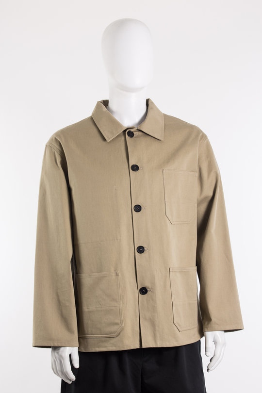 Jacke PAJ002-COCO016-966 BILL UNLINED MID WEIGHT COTTON WORKWEAR JACKET-BEIGE, Meta Campania Collective