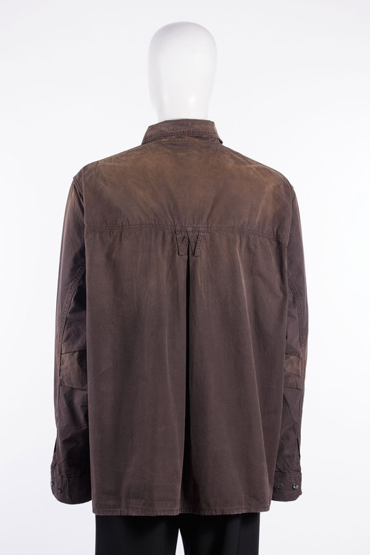 Hemd OS LS Workwear Corcoran Overshirt uniform brown, Willy Chavarria