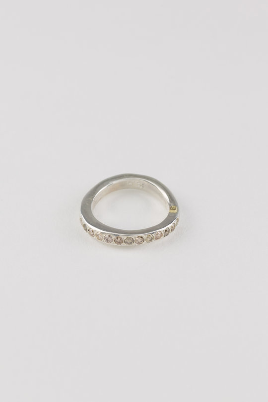 Ring mit cognac Diamanten  white, Rosa Maria Jewellery