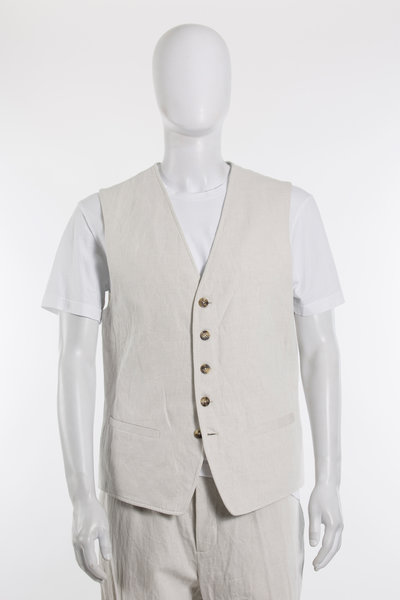 Weste UG063 waistcoat dirty white, Forme D'Expression