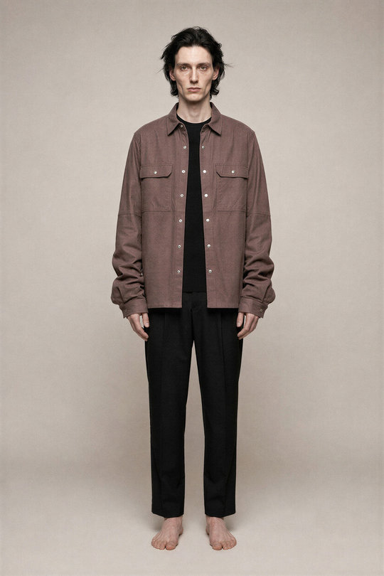 Jacke RU02F4729 LBS Outershirt grape, Rick Owens
